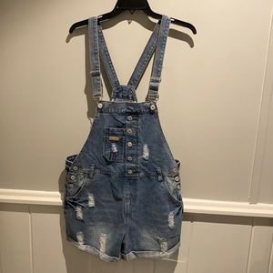 Jeans Short Overalls